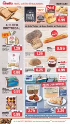 Gazetka promocyjna Famila - Prospekte - Gazetka - ważna od 12.02 do 12.02.2022 - strona 8 - produkty: backwaren, baguette, baguettes, beutel, brot, brötchen, ciabatta, dell, eis, elle, Faktu, filet, fisch, frikadellen, kabeljaufilet, Käse, korn, Kornbrot, kuchen, lieken, Meister, Muffin, nutella, regal, reis, roggenbrötchen, Schal, Schale, schinken, Schwarzbrot, sinnack, snack, spitzenqualität, stube, Ti, uhr, vollkornbrot, weltmeisterbrot