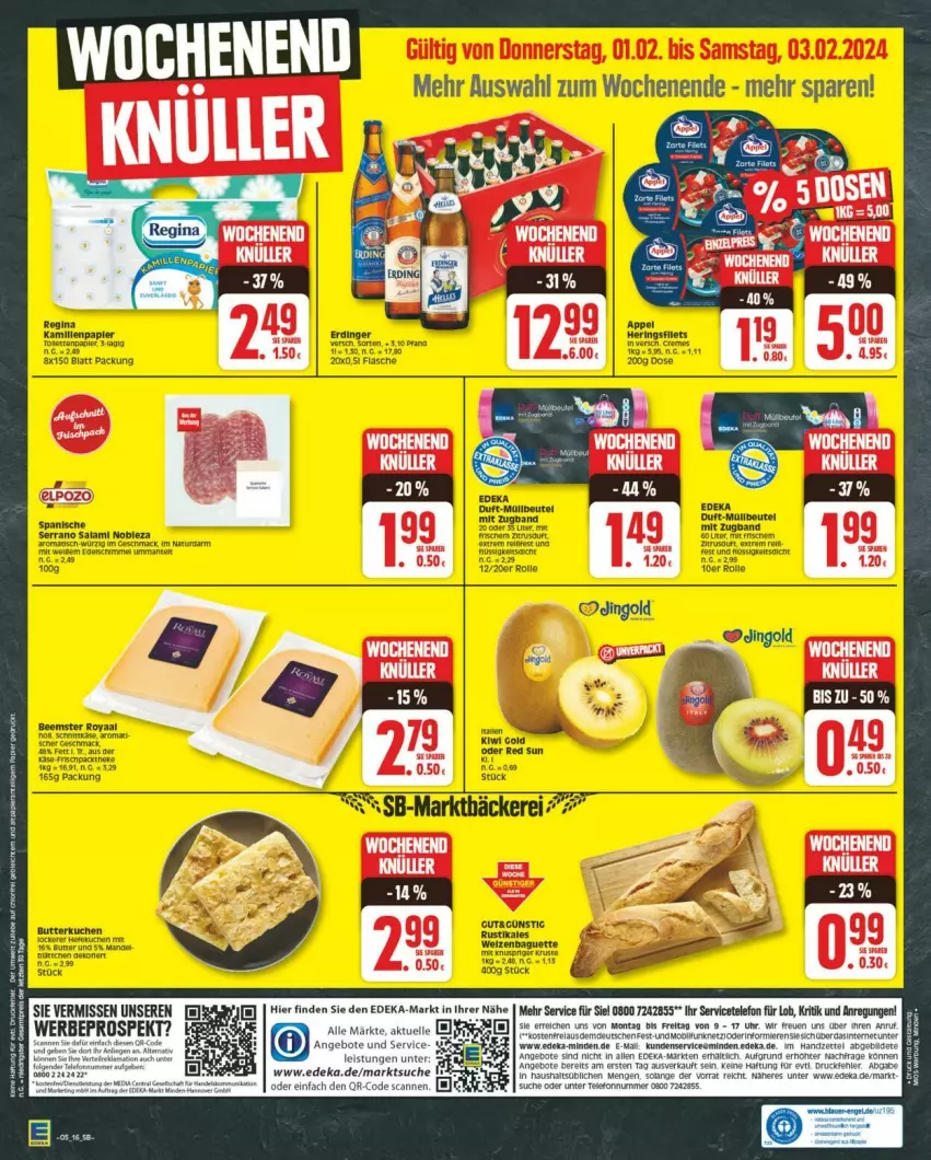 Aktueller Prospekt Edeka - Prospekte - von 27.01 bis 03.02.2024 - strona 16