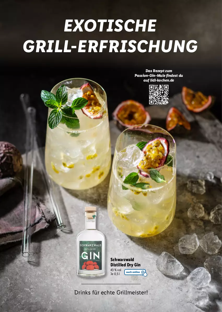 Aktueller Prospekt Lidl - Grillen - von 11.04 bis 23.09.2023 - strona 17 - produkty: drink, drinks, dry gin, eis, gin, grill, Meister, rezept, Ti, tisch