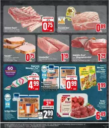 Gazetka promocyjna Edeka - Prospekte - Gazetka - ważna od 27.04 do 27.04.2024 - strona 15 - produkty: Bau, braten, deka, eis, elle, fleisch, Germ, gulasch, kasseler, krustenbraten, mac, Meister, pute, salami, schwein, schweine, schweine-bauch, spitzenqualität, teller, Ti, wein, weine