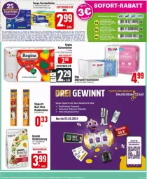 Gazetka promocyjna Edeka - Prospekte - Gazetka - ważna od 27.04 do 27.04.2024 - strona 25 - produkty: beef, beutel, deka, deutschlandcard, feuchttücher, gin, hipp, hundenahrung, hundesnack, hundesnacks, kraft, küche, Küchen, küchentücher, snack, snacks, Tasche, taschen, taschentücher, Tempo, Ti, tücher, vita, vitakraft