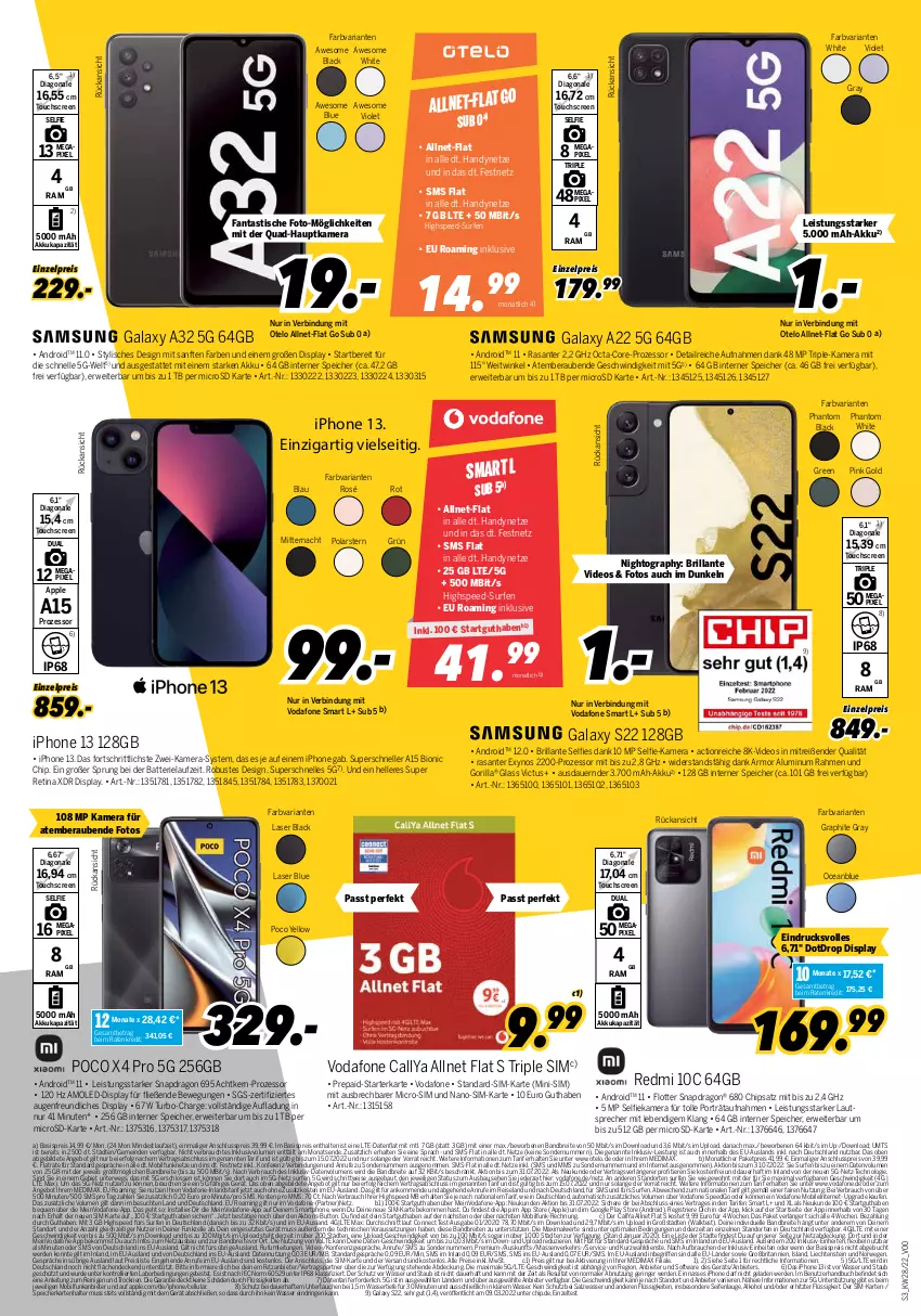 Aktueller Prospekt Medimax - MEDIMAX Prospekt KW28 2022 - von 08.07 bis 14.07.2022 - strona 3 - produkty: akku, alkohol, allnet flat, angebot, Apple, asti, auer, auto, batterie, Bau, beko, bio, Brei, brita, buch, chips, decke, deo, eis, Elan, elle, erde, fanta, google play, Handy, hauptkamera, iphone, IPhone 13, kamera, lack, lautsprecher, LG, microsd, quad, Rauch, reis, Ria, ring, rwe, salz, SANTE, Seife, sim, smartphone, Software, spee, speicherkarte, Surf, Ti, Tiere, tisch, touchscreen, trolli, usb, vodafone, wasser, Zelt, ZTE