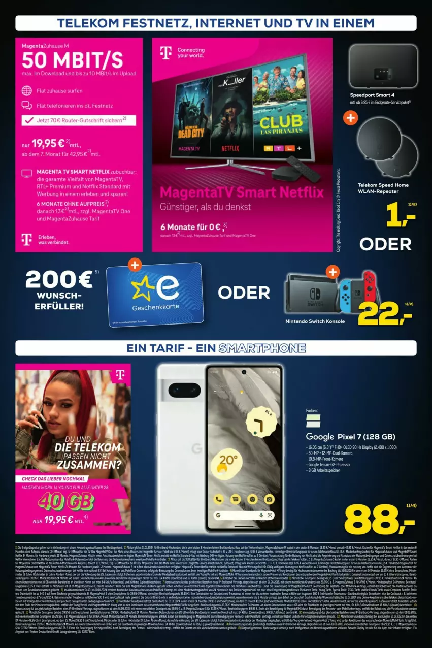 Aktueller Prospekt Euronics - Prospekte - von 27.11 bis 02.12.2023 - strona 4 - produkty: buch, deo, netflix, nintendo, Nintendo Switch, shake, spee, tee, Ti