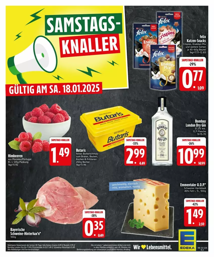 Aktueller Prospekt Edeka - Prospekte - von 13.01 bis 20.01.2025 - strona 30 - produkty: Abtei, Becher, beutel, deka, eis, emmentaler, erde, felix, flasche, reis, snack, snacks, Ti, Tiere, ZTE