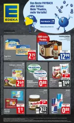 Gazetka promocyjna Edeka - Prospekte - Gazetka - ważna od 20.01 do 20.01.2025 - strona 1 - produkty: bier, butter, creme, filet, flasche, franziskaner, frischkäse, frischkäsezubereitung, hanuta, Käse, Kinder, kinder riegel, nuss, nuss-nugat-creme, nutella, payback, philadelphia, red bull, riegel, ritter, ritter sport, rum, schlemmer-filet, schoko, schokolade, Sport, tee, Ti, trauben