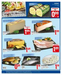 Gazetka promocyjna Edeka - Prospekte - Gazetka - ważna od 20.01 do 20.01.2025 - strona 18 - produkty: Bad, braten, creme, elle, filet, forelle, gurke, gurken, hartkäse, hering, Herings, ideal zum braten, italienischer hartkäse, joghur, joghurt, Käse, Makrele, milch, mit zwiebeln, österreichischer schnittkäse, rel, Ria, ring, schnittkäse, schweizer hartkäse, senf, Ti, tisch, zwiebel, zwiebeln