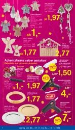 Gazetka promocyjna Kodi - Prospekte - Gazetka - ważna od 10.11 do 10.11.2022 - strona 6 - produkty: Adventskranz, angebot, Bau, beere, beeren, Draht, eis, elle, Engel, Holz, kerze, Kerzenhalter, Kranz, reis, spiegel, Spiegelbeeren, Spiele, Strohkranz, Tannenbaum, teller, Ti, Wichtel