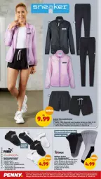 Gazetka promocyjna Penny - Prospekte - Gazetka - ważna od 23.07 do 23.07.2022 - strona 24 - produkty: Bau, gin, Jacke, kappa, kleid, Kleidung, leggings, puma, rwe, shorts, sneaker, sneakersocken, socken, Sport, Ti, wolle