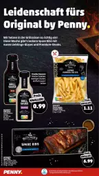 Gazetka promocyjna Penny - Prospekte - Gazetka - ważna od 23.07 do 23.07.2022 - strona 30 - produkty: flasche, gin, grill, jumbo, pommes, Pommes Frites, sauce, saucen, schwein, steak, steaks, Ti, wein, zucker