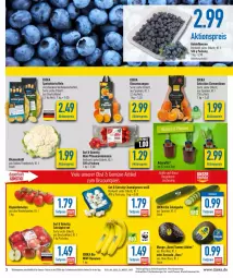 Gazetka promocyjna Diska - Prospekte - Gazetka - ważna od 03.12 do 03.12.2022 - strona 3 - produkty: aktionspreis, avocado, banane, bananen, beere, beeren, bio, blume, blumen, blumenkohl, burger, champignon, champignons, clementinen, deka, edeka bio, eis, fisch, gurke, heidelbeere, heidelbeeren, kartoffel, kartoffeln, mango, nuss, orange, orangen, pflaume, pflaumen, reis, salat, Salatgurke, speisekartoffeln, tafeläpfel, Ti, tiefpreis, tomate, tomaten