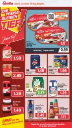 Gazetka promocyjna Famila - Prospekte - Gazetka - ważna od 23.07 do 23.07.2022 - strona 14 - produkty: barilla, beutel, Blüte, blütenhonig, creme, develey, discount, eis, feinkost, filet, filets, flasche, hawesta, hering, Herings, heringsfilets, honig, ketchup, konfitüre, konfitüre extra, miracel, miracel whip, müsli, Nougatcreme, nuss, pasta, Pasta Sauce, pesto, reis, ring, sauce, saucen, Ti, ZTE