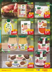 Gazetka promocyjna Netto Marken-Discount - Filial-Angebote - Gazetka - ważna od 20.08 do 20.08.2022 - strona 7 - produkty: angebot, apfel, bestpreis, bio, Bio-Gemüse, Bio-Salami, butter, cookie, cookies, eis, hafer, Hafercookies, konfitüre, mango, reifen, reis, sahne, salami, sauce, spinat, Ti, tomate, tomaten, zitrone, ZTE