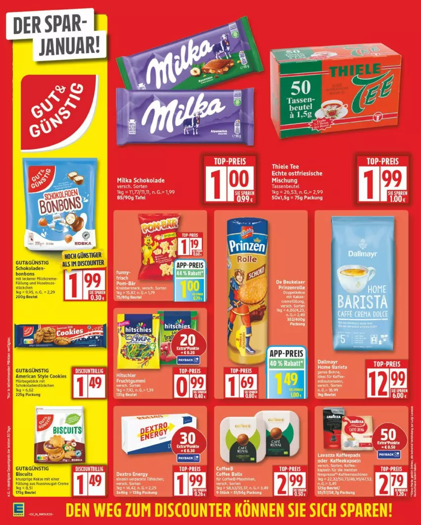 Aktueller Prospekt Edeka - Prospekte - von 05.01 bis 10.01.2026 - strona 16 - produkty: beutel, bonbons, cookie, cookies, creme, discount, keks, kekse, nuss, schoko, schokolade, schokoladen, Ti