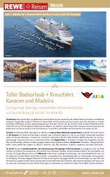 Gazetka promocyjna Rewe Reisen - Reiseprospekt - Gazetka - ważna od 26.05 do 26.05.2023 - strona 14 - produkty: Atari, Bad, ball, bett, bier, bio, blume, blumen, body, cocktail, cocktails, drink, drinks, dusche, eis, ente, Garten, kaffee, kreuzfahrten, leine, Mode, pool, reis, rezept, Ria, ring, rwe, saft, snack, snacks, spirituosen, tee, Thea, Ti, uhr, wasser, wasserrutsche, wein, Whirlpool
