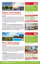 Gazetka promocyjna Rewe Reisen - Reiseprospekt - Gazetka - ważna od 26.05 do 26.05.2023 - strona 21 - produkty: axe, Bad, ball, bier, Brei, buch, decke, drink, drinks, dusche, eis, Fahrrad, Fußball, getränk, getränke, hering, Herings, inklusivleistungen, Kaiser, küche, Küchen, kurtaxe, leine, LG, Mode, pool, rama, reis, ring, rum, Ti, tisch, uhr, wein, Wild