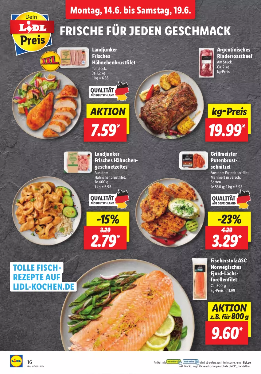 Aktueller Prospekt Lidl - Aktionsprospekt - von 14.06 bis 19.06.2021 - strona 16