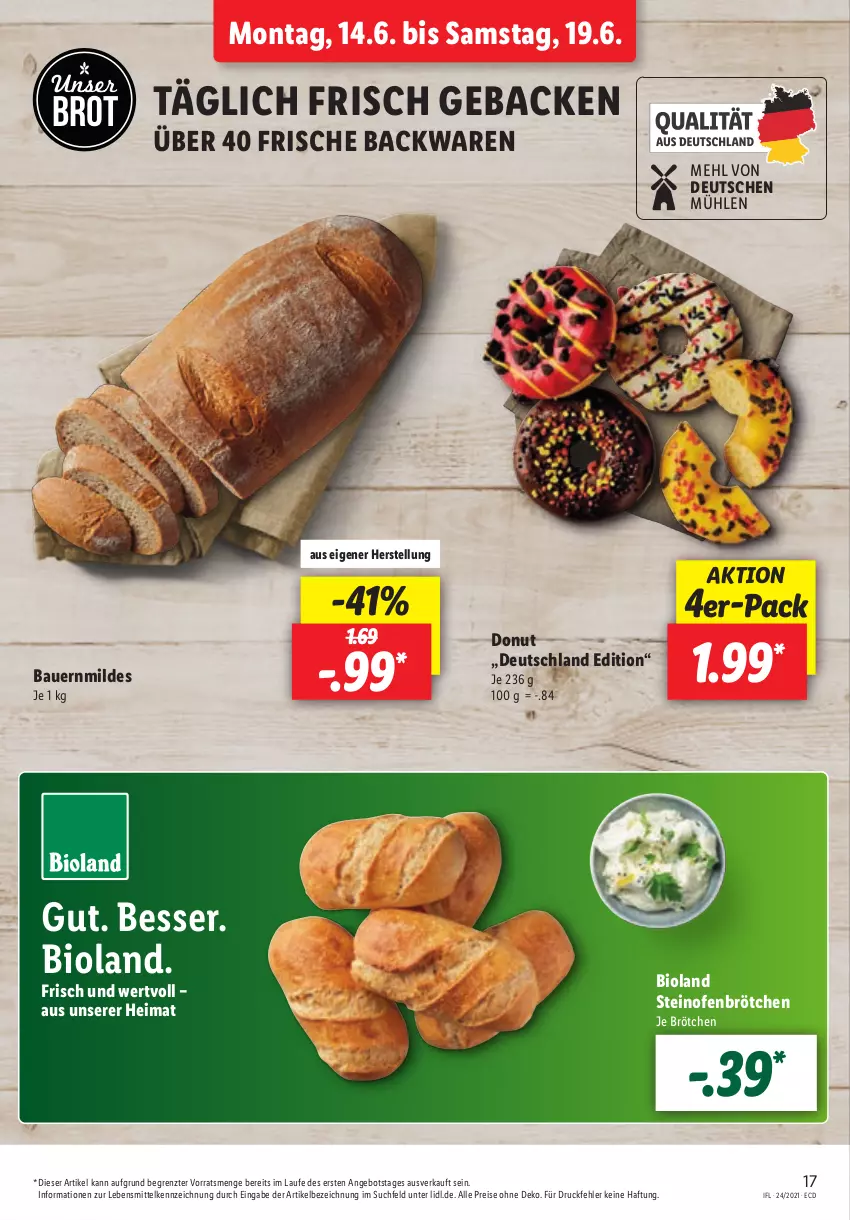 Aktueller Prospekt Lidl - Aktionsprospekt - von 14.06 bis 19.06.2021 - strona 17