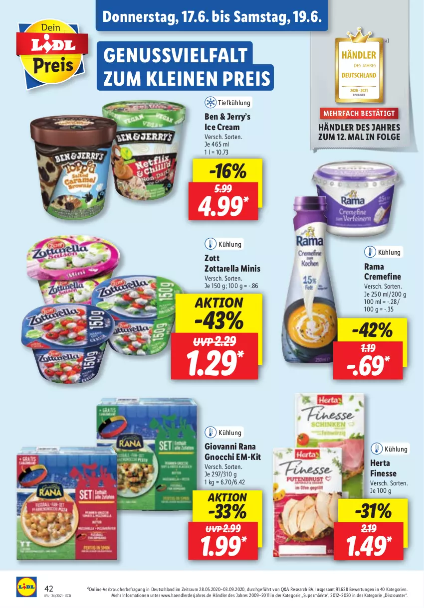 Aktueller Prospekt Lidl - Aktionsprospekt - von 14.06 bis 19.06.2021 - strona 42