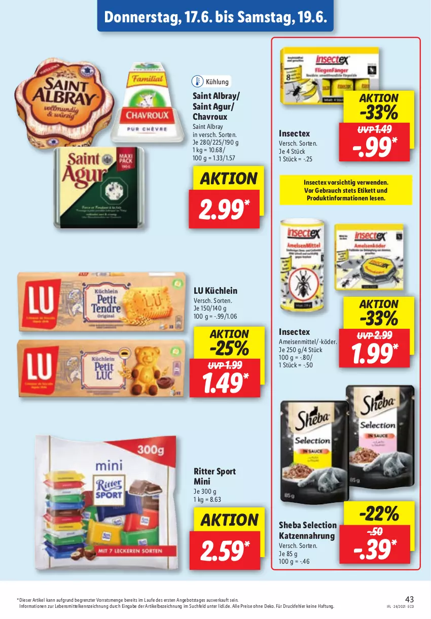 Aktueller Prospekt Lidl - Aktionsprospekt - von 14.06 bis 19.06.2021 - strona 43