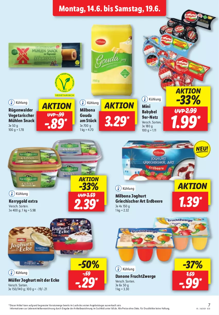 Aktueller Prospekt Lidl - Aktionsprospekt - von 14.06 bis 19.06.2021 - strona 7