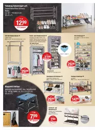 Gazetka promocyjna Vmarkt - V-Markt - Gazetka - ważna od 25.05 do 25.05.2022 - strona 16 - produkty: Bank, Bau, edelstahl, kissen, klapptritt, kleid, kleider, kleiderschrank, Kleiderständer, LG, regal, Schrank, schuhregal, schuhschrank, sitzkissen, Teleskop, Ti, tisch, uhr