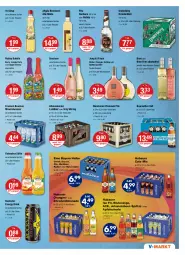 Gazetka promocyjna Vmarkt - V-Markt - Gazetka - ważna od 25.05 do 25.05.2022 - strona 9 - produkty: alkohol, Altenmünster, Alwa, apfel, Apfelschorle, Apple, auer, batida, Bau, Bauer, beutel, bier, Blutorange, bree, brunnen, burgunder, Cachaca, cola, drink, energy drink, flasche, franken brunnen, gracioso, je 1-liter-flasche, je 12 x 1-liter-kiste, kräuter, kräuterlikör, LG, likör, limo, limonade, mineralwasser, Müller, Müller-Thurgau, natur, orange, orangen, pils, premium pils, radler, robby, Rockstar, säfte, schorle, sirup, spätburgunder, steiner, Ti, underberg, valensina, warsteiner, wasser, Yo, zitrone, zitronen