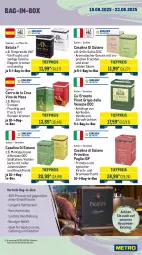 Gazetka promocyjna Metro - Wochen-Angebote Gastro - Gazetka - ważna od 23.08 do 23.08.2025 - strona 15 - produkty: amaro, angebot, aprikose, aprikosen, bag-in-box, beere, beeren, Cap, captain morgan, Casali, dell, eis, elle, ernesto, flasche, frucht, früchte, früchten, getränk, getränke, gin, grill, grillo, kirsch, Lakritz, mac, Metro, metro gastro, mojito, monte, Montepulciano, nuss, Palette, passo, Pinot, pinot grigio, preisvorteil, primitivo, reifen, reis, ring, sim, tempranillo, Ti, tiefpreis, tisch, vanille, wein