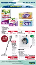 Gazetka promocyjna Metro - Wochen-Angebote Gastro - Gazetka - ważna od 23.08 do 23.08.2025 - strona 17 - produkty: akku, angebot, Apple, ariel, auer, auto, bier, brut, brut dargent, chardonnay, de blancs, eis, elle, flasche, frucht, getränk, getränke, Hefe, jack daniel, Metro, metro gastro, miele, osborne, Palette, papier, Paula, paulaner, pfirsich, Pods, reis, spee, teller, Ti, tiefpreis, toilettenpapier, veterano, vollwaschmittel, waschmittel