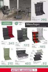 Gazetka promocyjna Selgros - Outdoor-Katalog - Gazetka - ważna od 29.05 do 29.05.2024 - strona 11 - produkty: angebot, angebote, Bau, baumwolle, eis, hohenstein, kissen, LG, Mode, Palette, Sitzauflage, Ti, wasser, wolle