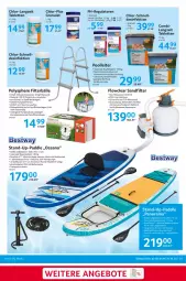 Gazetka promocyjna Selgros - Outdoor-Katalog - Gazetka - ważna od 29.05 do 29.05.2024 - strona 21 - produkty: angebot, angebote, auer, bestway, Desinfektion, erde, fenster, Filterbälle, korb, pool, rama, Ria, rückenlehne, rucksack, sac, sandfilteranlage, Schal, Sport, tablet, tablett, Tablette, Ti