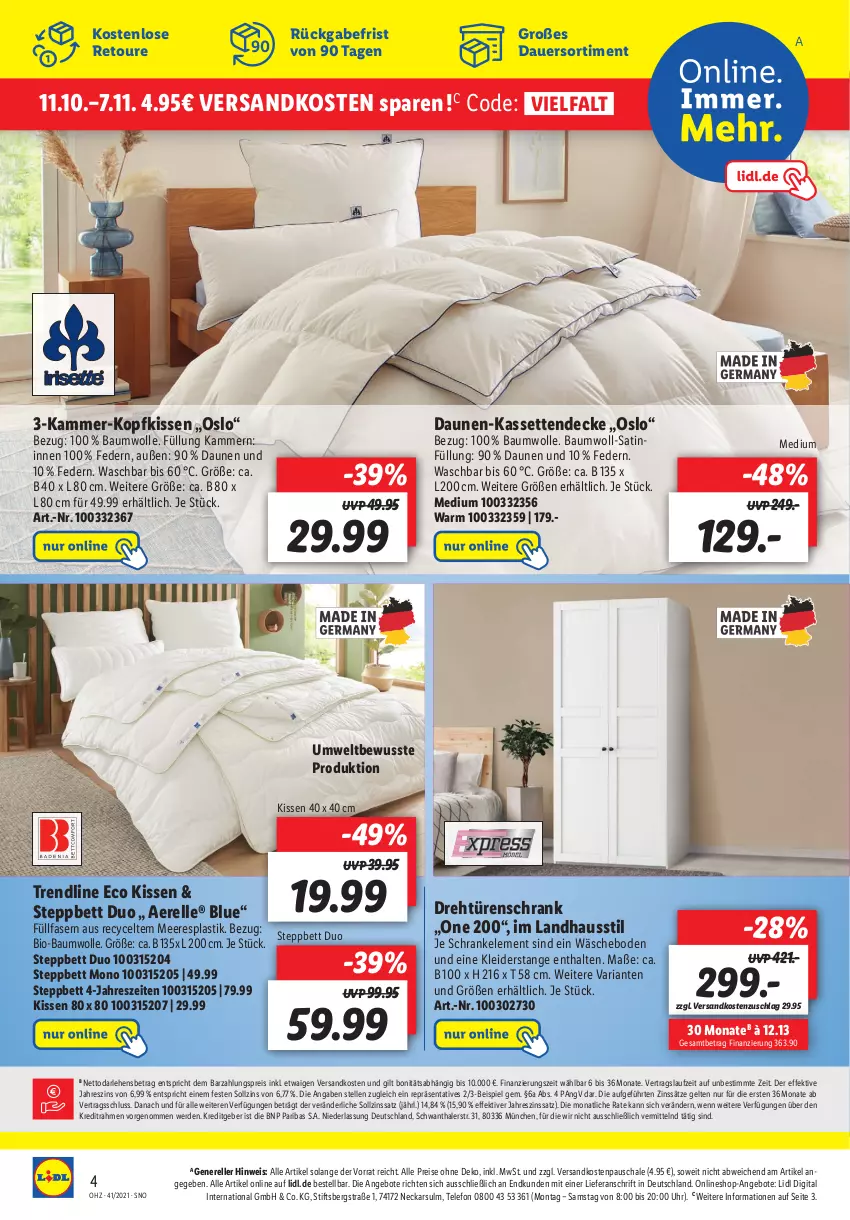 Aktueller Prospekt Lidl - Onlineshop-Highlights der Woche - von 11.10 bis 17.10.2021 - strona 4