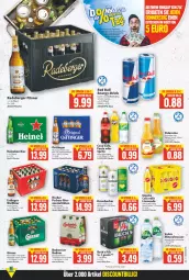 Gazetka promocyjna E Center - Angebote der Woche - Gazetka - ważna od 26.02 do 26.02.2022 - strona 11 - produkty: alkohol, Alwa, Berger, bier, budweiser, bügel, bügelflasche, coca-cola, cola, drink, eis, elle, ente, erdinger, fanta, fanta oder, fanta oder sprite, flasche, frucht, fruchtsäfte, gösser, hacker pschorr, heineken, krombache, krombacher, limo, limonade, mineralwasser, natur, Nektar, oder radler, oder sprite, oettinger, orange, pet-flasche, pils, pilsner, radeberger, radeberger pilsner, radler, red bull, rel, Ria, säfte, sinalco, Spezi, sprite, Ti, valensina, volvic, wasser