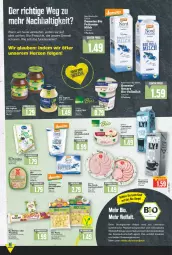 Gazetka promocyjna E Center - Angebote der Woche - Gazetka - ważna od 26.02 do 26.02.2022 - strona 7 - produkty: auer, aufschnitt, aus dem kühlregal, Bau, Bauer, Becher, bio, Bio-Butter, bio-joghurt, butter, buttermilch, camembert, deka, drink, dünger, edeka bio, eis, feta, gin, gnocchi, gutsleberwurst, hafer, Haferdrink, Heu, hirtenkäse, joghur, joghurt, Käse, kühlregal, leberwurst, LG, milch, natur, natura, papier, pasta, pflanze, pflanzen, pizza, Pizzateig, Pommersche, ravioli, regal, reis, rügenwalder, rügenwalder mühle, sekt, Ti, tisch, torte, tortelloni, vollmilch, weichkäse, wiltmann, wolle, wurst