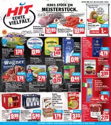 Gazetka promocyjna Hit - Wochenprospekt - Gazetka - ważna od 18.01 do 18.01.2025 - strona 1 - produkty: almighur, almighurt, Alwa, ananas, Becher, Beemster, beutel, bonne maman, cerealien, cola, coupon, De Cecco, duplo, ecco, ehrmann, ehrmann almighurt, eilles gourmet, eis, filegro, filet, filterkaffee, flammkuchen, flasche, fleisch, frucht, früchte, gerolsteine, gerolsteiner, gouda, hackfleisch, hackfleisch gemischt, hanuta, holländischer schnittkäse, iglo, italienische pasta, kaffee, kaffeekapseln, Käse, Kette, Kinder, kinder bueno, kinder country, kiwi, knorr, knorr fix, konfitüre, kuchen, lamm, leerdammer, mam, Mantel, medaillons, Meister, milch, mineralwasser, mövenpick, natur, Ofen, pasta, philadelphia, pizza, reis, rel, rind, sauce, schlemmer-filet, schnittkäse, schwein, schwein und rind, schweine, schweinefilet, sim, Speck, Spezi, Sprudel, steiner, steinofen, steinofen pizza, tassimo, Ti, Tiere, vom schwein und rind, wagner, wasser, weidemilch, weihenstephan, wein, weine, zespri, ZTE, zucker