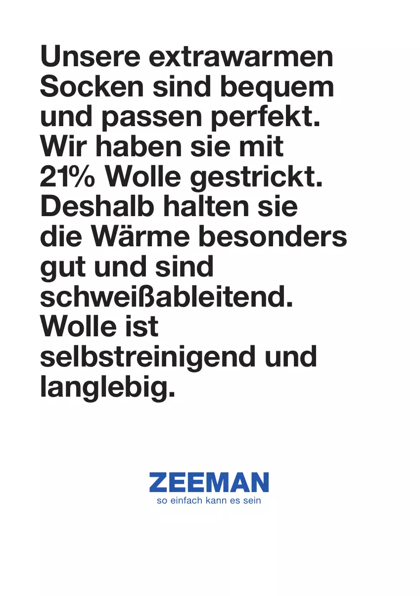 Aktueller Prospekt Zeeman - Prospekte - von 13.01 bis 19.01.2024 - strona 2 - produkty: socken, wolle