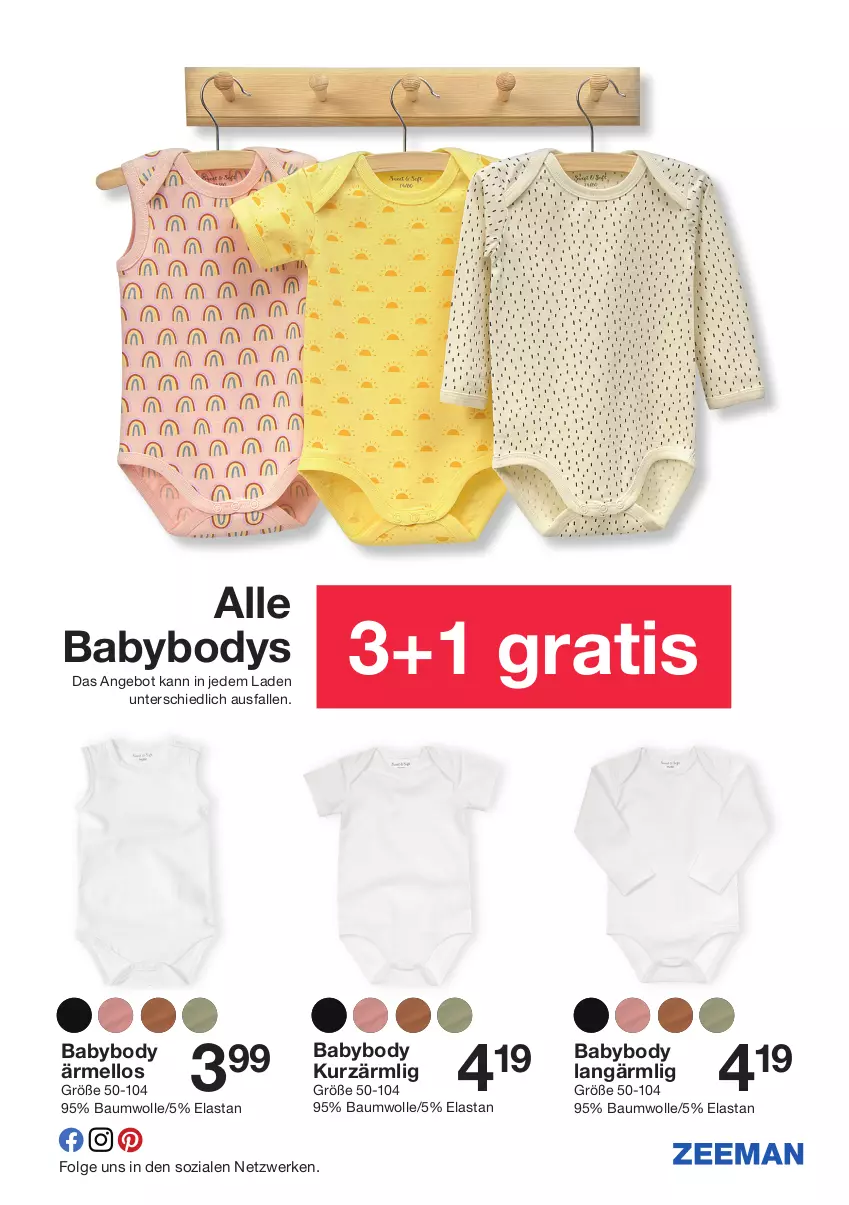 Aktueller Prospekt Zeeman - Prospekte - von 02.03 bis 15.03.2024 - strona 13 - produkty: angebot, Bau, baumwolle, body, LG, Ti, wolle