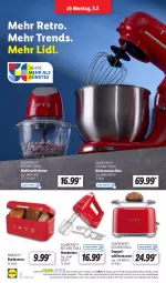 Gazetka promocyjna Lidl - Aktionsprospekt - Gazetka - ważna od 08.07 do 08.07.2023 - strona 2 - produkty: angebot, brot, Brotkasten, dell, eis, elle, ernesto, handmixer, küche, Küchen, küchenmaschine, leine, Mixer, Mode, ndk, reis, Schal, Schale, silvercrest, Ti, toast, toaster, Zerkleinerer, ZTE