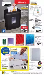 Gazetka promocyjna Lidl - Aktionsprospekt - Gazetka - ważna od 08.07 do 08.07.2023 - strona 26 - produkty: akku, Aktenvernichter, angebot, auto, Behälter, collegeblock, dell, din a4, dvd, eis, elle, ente, Lampe, leds, leine, Leuchte, leuchten, LG, Mode, ndk, office, papier, prospekthüllen, reis, Schal, Schale, Ti, tisch, Tischlampe, ZTE