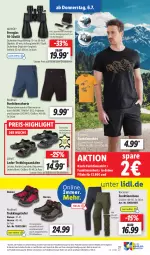 Gazetka promocyjna Lidl - Aktionsprospekt - Gazetka - ważna od 08.07 do 08.07.2023 - strona 33 - produkty: Bau, baumwolle, bett, bio, crivit, decksohle, eis, Fernglas, Finish, funktionsshirt, hose, Reinigung, reis, Ria, sandale, sandalen, shirt, shorts, Tasche, Ti, tuc, umhängetasche, wasser, weck, wolle, ZTE