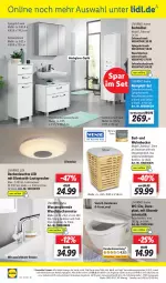 Gazetka promocyjna Lidl - Aktionsprospekt - Gazetka - ważna od 08.07 do 08.07.2023 - strona 58 - produkty: angebot, angebote, armatur, auer, auto, Bad, Badmöbel, bambus, Beckenunterschrank, bluetooth-lautsprecher, brause, decke, deckenleuchte, dell, eis, elle, hochglanz, hochschrank, hocker, lautsprecher, Leuchte, LG, möbel, Mode, ndk, reis, rel, Schal, Schale, Schrank, Seitenschrank, spiegel, spiegelschrank, telefon, Ti, tisch, uhr, unterschrank, waschbecken, waschbeckenunterschrank, waschtisch, waschtischarmatur, wasser, wc-sitz