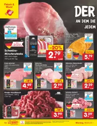 Gazetka promocyjna Netto Marken-Discount - Filial-Angebote - Gazetka - ważna od 13.05 do 13.05.2023 - strona 14 - produkty: bestpreis, braten, cordon bleu, eis, fleisch, gulasch, hackfleisch, henkel, Käse, minutensteaks, natur, ndk, pute, reis, rind, rinder, rinder-hackfleisch, schenkel, schinken, schnitten, schnitzel, schwein, schweine, steak, steaks, Ti, wein, weine, wurst