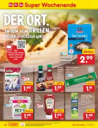 Gazetka promocyjna Netto Marken-Discount - Filial-Angebote - Gazetka - ważna od 13.05 do 13.05.2023 - strona 36 - produkty: baguette, bestpreis, brot, butter, creme, develey, dip, eis, feinkost, grill, Halloumi, heinz, ketchup, korn, kräuter, kräuterbutter, meggle, ndk, reis, sauce, saucen, Ti, tomato ketchup