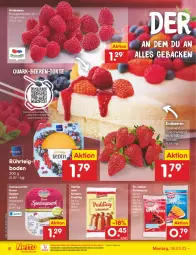 Gazetka promocyjna Netto Marken-Discount - Filial-Angebote - Gazetka - ważna od 13.05 do 13.05.2023 - strona 8 - produkty: beere, beeren, bestpreis, Dr. Oetker, eis, erdbeere, erdbeeren, geback, himbeer, himbeere, himbeeren, milch, ndk, pudding, quark, reis, rezept, rezepte, sac, Schal, Schale, schoko, speisequark, Ti, torte, tortenguss, vanille