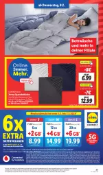 Gazetka promocyjna Lidl - Aktionsprospekt - Gazetka - ważna od 10.02 do 10.02.2024 - strona 31 - produkty: auer, auto, bett, bettwäsche, braun, Brei, buch, eis, elle, erde, inklusivleistungen, LG, matratze, matratzen, Rauch, reis, rwe, smartphone, spannbettlaken, Surf, Ti, tisch, vodafone, weck, ZTE