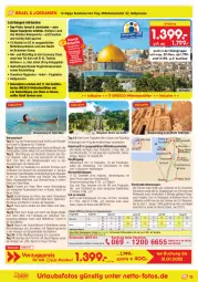 Gazetka promocyjna Netto Marken-Discount - Reisemagazin Januar - Gazetka - ważna od 31.01 do 31.01.2022 - strona 13 - produkty: Bad, barbecue, bett, Brei, bsf, buch, dusche, eis, elle, Jordan, LG, reis, reiseveranstalter, reiseverlauf, rezept, ring, rum, telefon, Ti, top-preis, trendtours touristik gmbh, uhr, Zelt