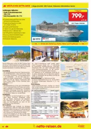Gazetka promocyjna Netto Marken-Discount - Reisemagazin Januar - Gazetka - ważna od 31.01 do 31.01.2022 - strona 18 - produkty: alkohol, asti, balkonkabine, bett, Betten, Brei, buch, dusche, eis, ente, erde, fanta, getränk, getränke, gin, Glastür, kaffee, Kinder, kreuzfahrten, mars, Mode, natur, pool, reis, reiseveranstalter, reiseverlauf, Ria, Schal, Spezi, Sport, tee, telefon, Thea, Ti, tisch, uhr, wasser, wasserrutsche, Whirlpool