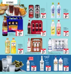 Gazetka promocyjna Edeka - Angebote der Woche - Gazetka - ważna od 14.10 do 14.10.2023 - strona 16 - produkty: Alwa, coca-cola, cola, dry gin, eis, elle, flasche, gerolsteine, gerolsteiner, getränk, getränke, gin, gordon, gordon's, Gordon’s, limo, limonade, london dry, london dry gin, mineralwasser, odenwald, Paula, paulaner, pet-flasche, pet-flaschen, reis, schweppes, Spezi, Sprudel, steiner, tee, Ti, vodka, wasser, yeni raki, ZTE