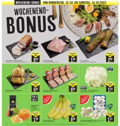 Gazetka promocyjna Edeka - Angebote der Woche - Gazetka - ważna od 14.10 do 14.10.2023 - strona 26 - produkty: aufschnitt, banane, bananen, blume, blumen, blumenkohl, braten, champignon, champignons, deka, eis, Elan, frischwurst-aufschnitt, kasseler, lachs, Lachsbraten, lamm, lammlachse, LG, mais, mandarine, mandarinen, reis, Schal, Schale, schnitten, schnitzel, Ti, wurst, ZTE