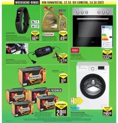 Gazetka promocyjna Edeka - Angebote der Woche - Gazetka - ważna od 14.10 do 14.10.2023 - strona 28 - produkty: akku, angebot, angebote, auto, backofen, batterie, batterien, body, coupon, coupons, deka, eis, elle, glaskeramik, glaskeramikkochfeld, Kamin, kochfeld, ladegerät, LG, Ofen, rabatt-coupon, Reinigung, reis, smartwatch, südwest, telefon, Ti, tisch, waschmaschine, wasser, ZTE