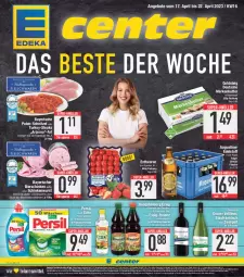 Gazetka promocyjna E Center - Angebote der Woche - Gazetka - ważna od 15.04 do 15.04.2023 - strona 1 - produkty: angebot, angebote, Augustiner Edelstoff, beere, beeren, bier, bierschinken, butter, deka, eis, erdbeere, erdbeeren, essig, flasche, goldsteig, grüner veltliner, hengstenberg, kräuter, lebensmittel, LG, mac, markenbutter, Meister, natur, persil, pril, pute, putenbrust, reis, saft, schinken, schinkenwurst, schnitzel, steak, steaks, Streichzart, super-knüller, Ti, wurst, ZTE, Zweigelt